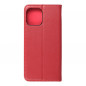 Peněženkové pouzdro Leather case SMART PRO na Apple iPhone 13 Pro Max Elegantní  Vinově červený