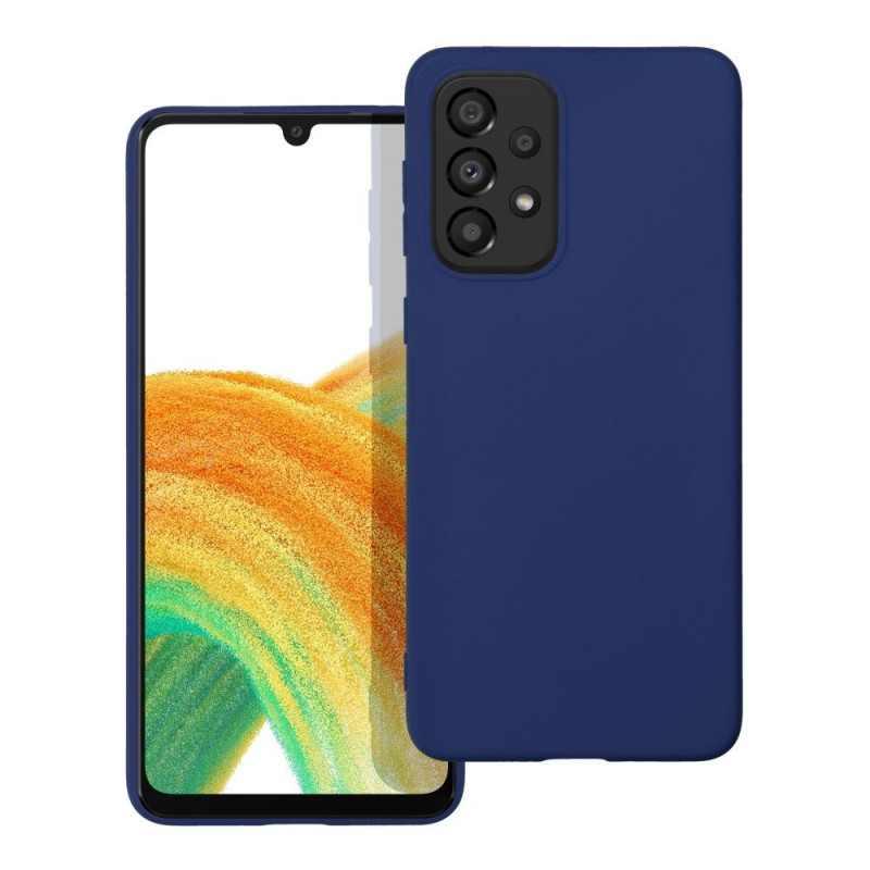 Kryt Soft na Samsung Galaxy A33 Tmavě modrý