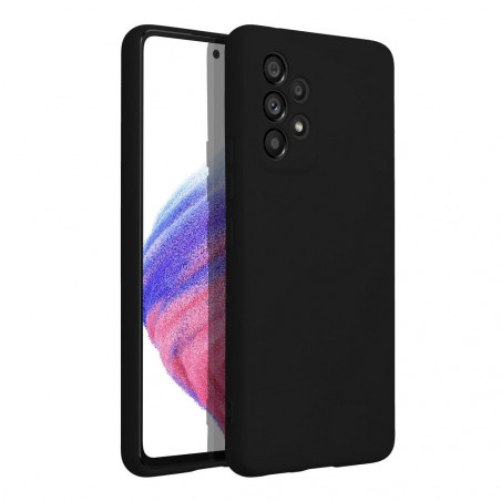 Kryt Silicone na Samsung Galaxy A53 5G Elegantní  Černý