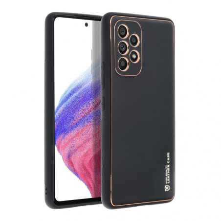 Kryt LEATHER na Samsung Galaxy A53 5G Černý