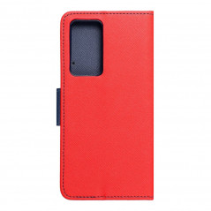 Peněženkové pouzdro Fancy Book na XIAOMI 12 Pro Červený / Námořnická modrá