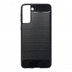 Kryt Carbon na Samsung Galaxy S21 5G Elegantní  Černý