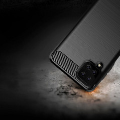 Kryt Carbon na Samsung Galaxy A12 Elegantní  Černý