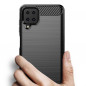 Kryt Carbon na Samsung Galaxy A12 Elegantní  Černý