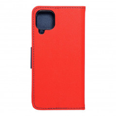 Peněženkové pouzdro Fancy Book na Samsung Galaxy A22 LTE Červený / Námořnická modrá