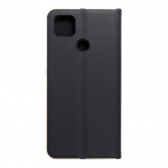 Peněženkové pouzdro LUNA Book Gold na XIAOMI Redmi 9A Elegantní  Černý