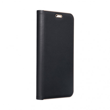 Peněženkové pouzdro LUNA Book Gold na XIAOMI Redmi 9AT Elegantní  Černý
