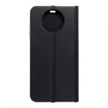 Peněženkové pouzdro LUNA Book Gold na XIAOMI Redmi Note 9T Elegantní  Černý