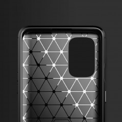 Kryt Carbon na Oppo A52 Elegantní  Černý