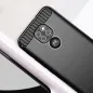 Kryt Carbon na Motorola Moto E7 Plus Elegantní  Černý