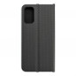 Peněženkové pouzdro LUNA Book Carbon na XIAOMI Poco M3 Pro 5G Uhlíkové vlákno, Elegantní  Černý