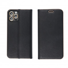 Peněženkové pouzdro LUNA Book Gold na XIAOMI Poco M3 Pro Elegantní  Černý