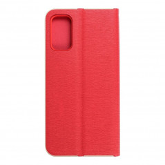 Peněženkové pouzdro LUNA Book Gold na XIAOMI Poco M3 Pro Elegantní  Červený