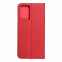 Peněženkové pouzdro LUNA Book Gold na XIAOMI Redmi Note 10 Pro Max Elegantní  Červený