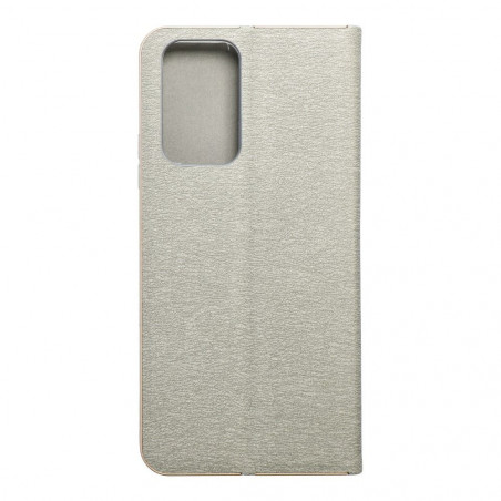 Peněženkové pouzdro LUNA Book Gold na XIAOMI Redmi Note 10 Pro Max Elegantní  Stříbrný