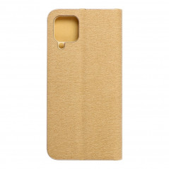 Peněženkové pouzdro LUNA Book Gold na Samsung Galaxy A22 LTE Elegantní  Zlatý