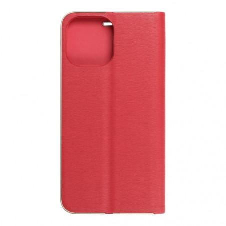 Peněženkové pouzdro LUNA Book Gold na Apple iPhone 13 Pro Max Elegantní  Červený