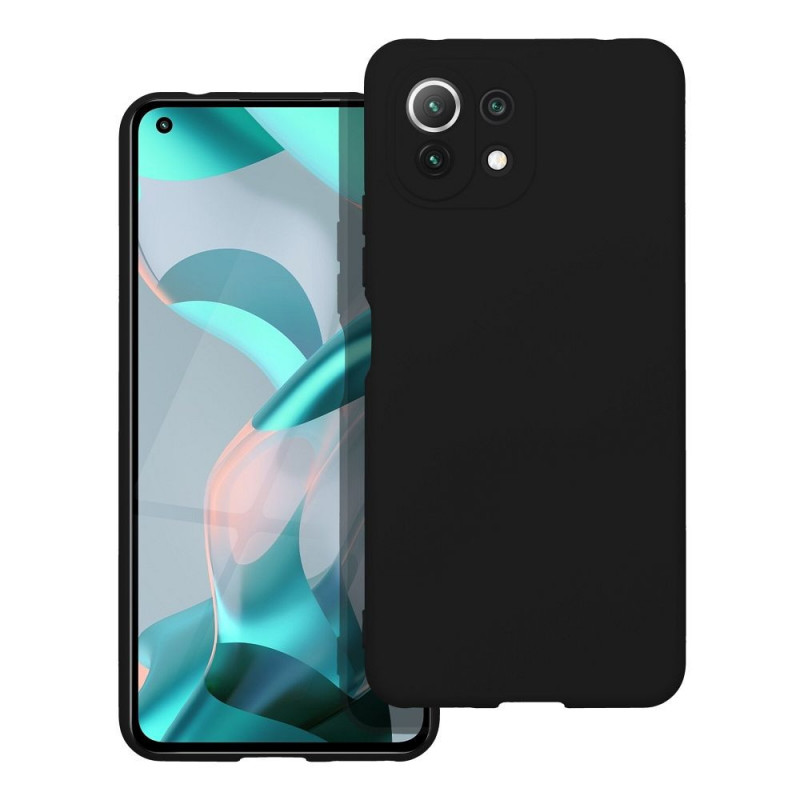 Kryt Silicone na XIAOMI Mi 11 Lite Elegantní  Černý