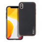 Kryt LEATHER na Apple iPhone XS Černý