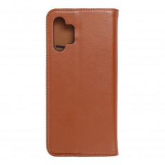 Peněženkové pouzdro Leather case SMART PRO na Samsung Galaxy A32 LTE Elegantní  Hnědý