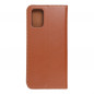Peněženkové pouzdro Leather case SMART PRO na Samsung Galaxy A02s Elegantní  Hnědý