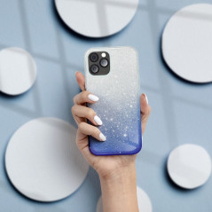 Kryt Shining na Samsung Galaxy A52s 5G Přehledný a modrý