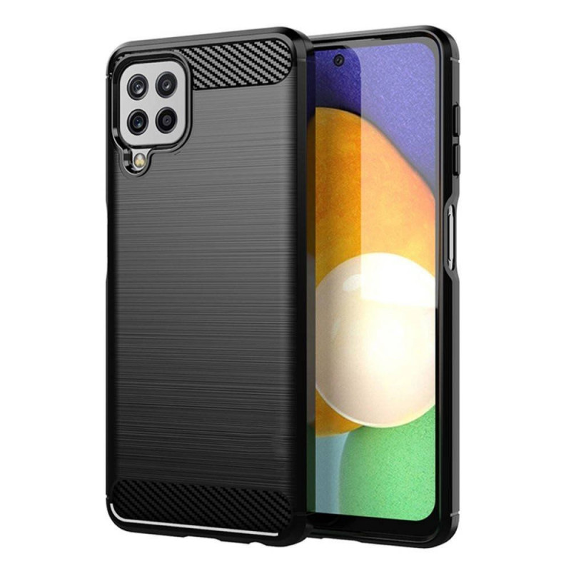 Kryt Carbon na Samsung Galaxy A22 LTE Elegantní  Černý
