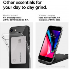 Kryt Spigen Liquid Crystal na Apple iPhone 7 Křišťálově čistý  Průhledný