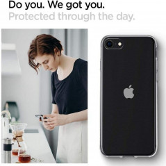 Kryt Spigen Liquid Crystal na Apple iPhone 8 Křišťálově čistý  Průhledný