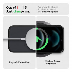 Kryt Spigen Ultra Hybrid na Apple iPhone 13 Pro Křišťálově čistý  Matná černá mrazivá