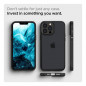Kryt Spigen Ultra Hybrid na Apple iPhone 13 Pro Křišťálově čistý  Matná černá mrazivá