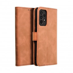 Peněženkové pouzdro TENDER Book na Samsung Galaxy A52 5G Hnědý