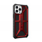 Kryt Urban Armor Gear Monarch na Apple iPhone 13 Pro Max Prémiové pouzdro  MagSAFE  Červený