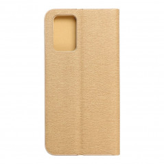 Peněženkové pouzdro LUNA Book Gold na XIAOMI Redmi 10 2022 Elegantní  Zlatý