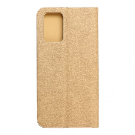 Peněženkové pouzdro LUNA Book Gold na XIAOMI Redmi 10 2022 Elegantní  Zlatý