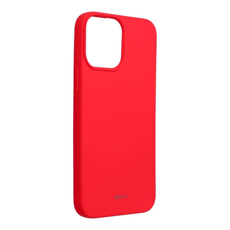 Kryt Roar Colorful Jelly na Apple iPhone 13 Pro Max Zářivý růžový