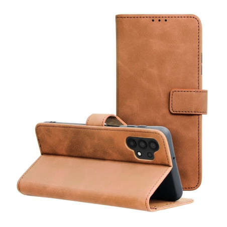 Peněženkové pouzdro TENDER Book na Samsung Galaxy A32 5G Hnědý