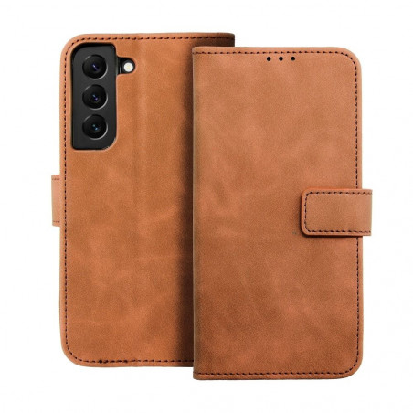 Peněženkové pouzdro TENDER Book na Samsung Galaxy A32 5G Hnědý