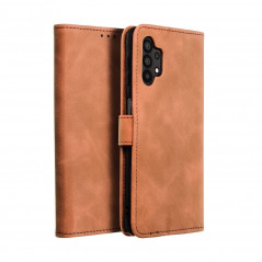 Peněženkové pouzdro TENDER Book na Samsung Galaxy A32 5G Hnědý