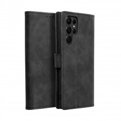 Peněženkové pouzdro TENDER Book na Samsung Galaxy S22 Ultra Černý