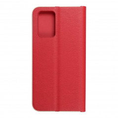 Peněženkové pouzdro LUNA Book Gold na XIAOMI Redmi 10 2022 Elegantní  Červený