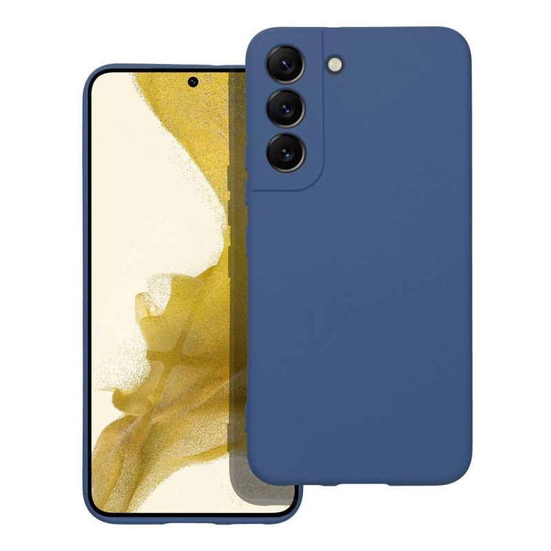 Kryt Silicone na Samsung Galaxy S22 Elegantní  Modrý