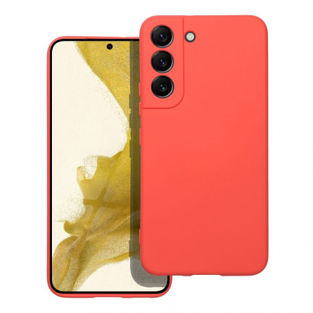 Kryt Silicone na Samsung Galaxy S22 Elegantní  Broskvový