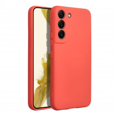 Kryt Silicone na Samsung Galaxy S22 Elegantní  Broskvový