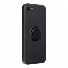 Kryt Silicone ring na Apple iPhone 8 Černý