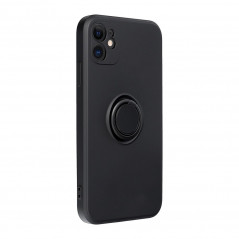Kryt Silicone ring na Apple iPhone 11 Černý