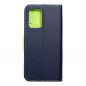 Peněženkové pouzdro Fancy Book na XIAOMI Redmi 10 Námořnická modrá / Limetkovo zelený