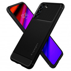 Kryt Spigen Armor na Samsung Galaxy S21 FE 5G Uhlíkové vlákno, Elegantní  Černý