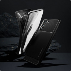 Kryt Spigen Armor na Samsung Galaxy S21 FE 5G Uhlíkové vlákno, Elegantní  Černý