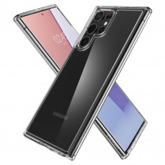 Kryt Spigen Ultra Hybrid na Samsung Galaxy S22 Ultra Křišťálově čistý  Průhledný